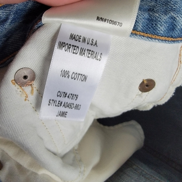 Agolde Jamie Hi Rise Classic in Shakedown size 29 NWT - Picture 9 of 10